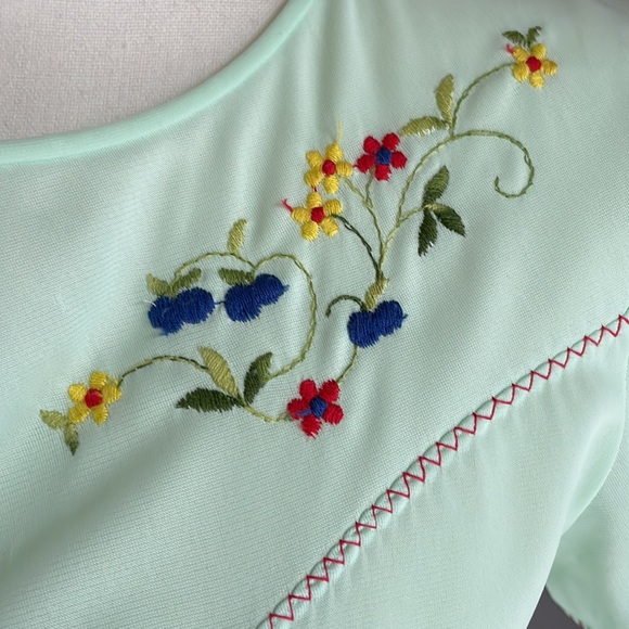 Lorraine 70’s Vintage Nightgown Robe Set XS - Picture 4 of 16